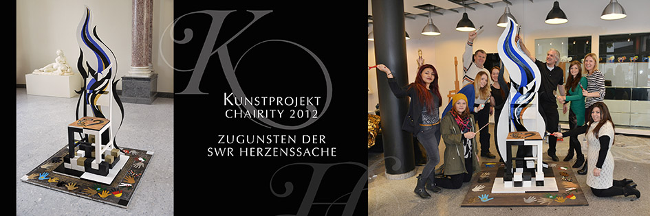 CHAIRITY 2012  MODESCHULE KEHRER angehende Modedesigner/innen in Stuttgart & Knstler HANS GEORG LANG